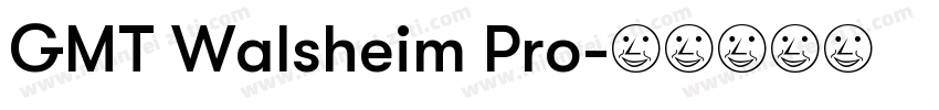 GMT Walsheim Pro字体转换
